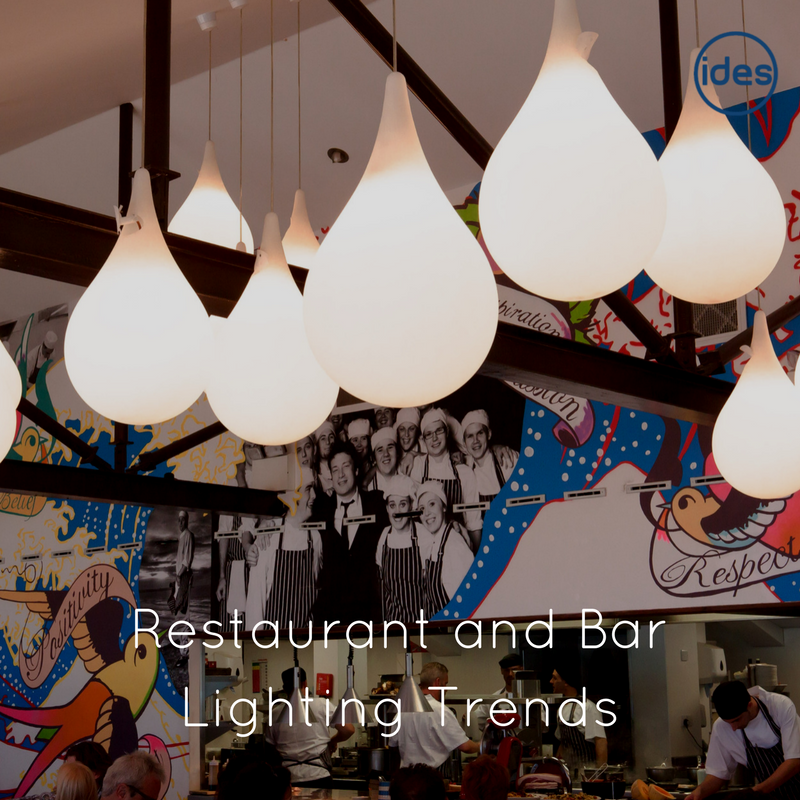 Provider of commercial lighting services, IDES UK take a look at some of the trends in lighting across the hospitality sector.